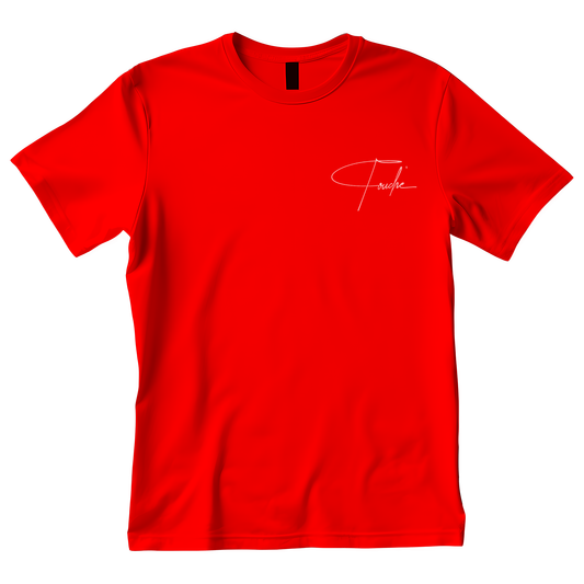 Men's Small Touche' Logo Tee Shirt (Red)