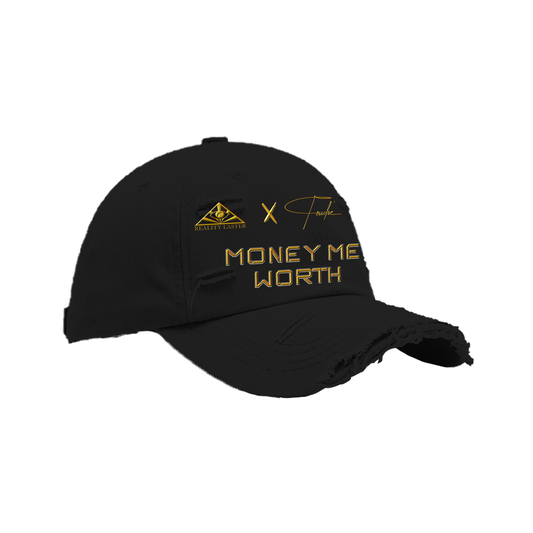 Men's Money Me Worth Snap Back Baseball Cap (Black)