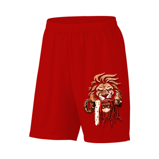 Men's Lion's Den Shorts (Red)