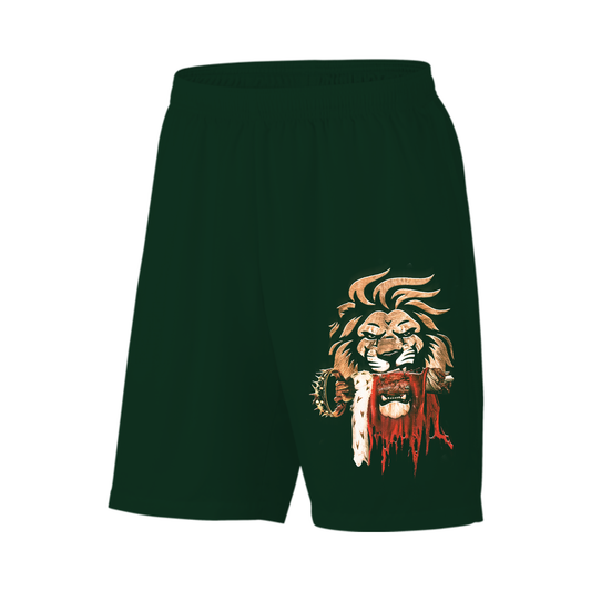 Men's Lion's Den Shorts (Dark Green)