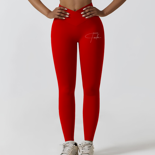 Woman's Touche' Yoga Pants (Red)