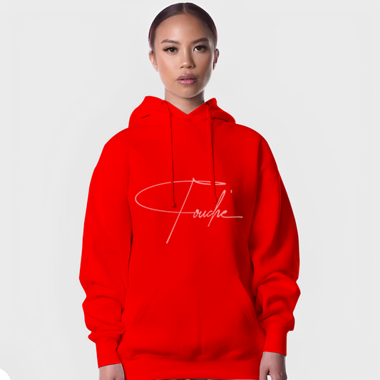 Woman's Touche' Hoodie (Red)